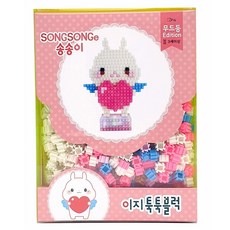 [조한스토어] 이지툭툭블럭 무드등 만들기 에디션 7종 동물 캐릭터 나노블럭, 6_캐릭터(송송이), 1개