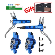 IIIPRO E4 4피스톤 자전거 유압 브레이크 800/1550mm 앞/뒤 냉각 오일 AM DH MTB 디스크