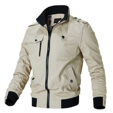 위즈아이 남성 봄 가을 밀리터리 점퍼 야상 자켓 아웃도어 작업복 WI169J