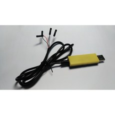 萬平 USB to TTL(A公 2.5V 杜邦1或2米) Win10 / Win11 PL2303GC 三色燈, 1個, 杜邦線(2.54,1_4P),1米