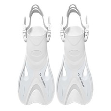 위베런 오리발 아쿠아 숏핀 수영 스노쿨링 장비, 화이트