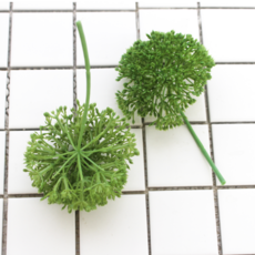 [왓위셀] 파슬리 모형 3P 장식 데코 조화, 3개