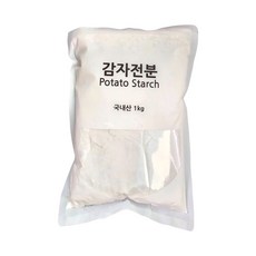국내산 100% 감자전분 생감자로만든, 1kg, 2개