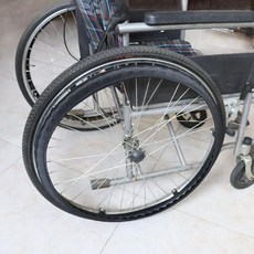 휠체어 휠용 푸시 림 커버 61cm(24인치) 휠체어 핸드림 그립 핸드 링 미끄럼 방지 슬리브