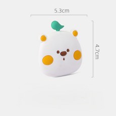 도어 문 충돌 패드 문보호 가구보호, 5개, 백곰