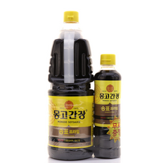 마산몽고 몽고간장 송표 프라임 /무료배송/100% 양조간장/집밥요리의 기본간장/육류조림볶음무침류, 1.8L, 1개