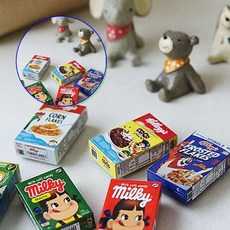 쌍문상회 디자인자석 스낵 푸드 냉장고자석 시리얼시리즈 디자인마그넷 좋은 자석 붙이기 메모를 마그넷 40872EA, 그린 콘플레이크