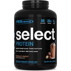 PESScience 셀렉트 단백질 파우더 유청 및 카제인 블렌드 여성용 남성용 클린 저칼로리 저탄수화물 케토 친화적 글루텐 프리 케이크 팝 5인분, Frosted Chocolate, 1개, 1.82kg