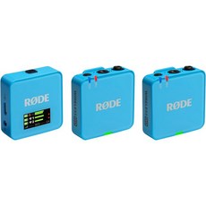 Rode RØDE 무선 GO III (Gen 3) – 컴팩트 Mic Pristine 오디오 32-bit Float 레코딩 Automatic Level 컨트롤 for Phone, WIGO 3, 블루