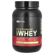 몸관리하세요 겨울입니다 Optimum Nutrition Gold Standard 100% Whey 바닐라 아이스크림 907g(2lb) 특별관리진행, 907g, 1개