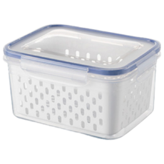 密封瀝水保鮮盒, 1個