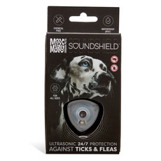 Max & Molly 馬克莫莉 智能蚤安 超聲波防跳蚤壁蝨裝置 驅蚤器，全天候保護，防水設計，適用各種尺寸狗狗, 黑色, 1個, 50ml