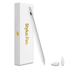 DICUBE 充電 30 分鐘，使用 10 小時 A-Pencil apen13 + 2 筆尖, 白色的