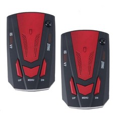 Radar Detectors for Cars: 2PCS 360° GPS Speed Police Safe 16 Band Voice Alert 1080p HD Auto Focus