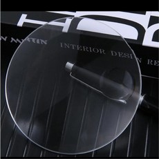 작은원 2cm/ 9cm 유리 이중 볼록렌즈 돋보기 실험부품 과학실 빛반사 광학실험 볼록거울 준비물 과학실험