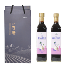 산내들푸드 국산 생강원액 배도라지청 고급 차 선물세트, 1세트, 배도라지청 2개