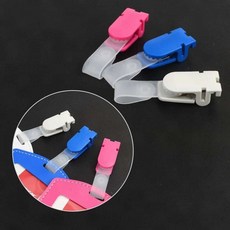 컬러 명찰용 12P 고리집게, 1개, 화이트