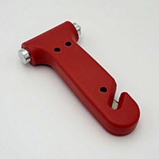 NW 비상망치 소형 탈출 차량용 안전망치 긴급안전, 레드, 1개