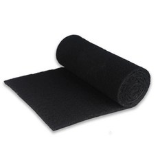 고성능 카본 필터 교체 및 가정용 산업용 코코넛 유연제 단계, 활성탄 섬유 패드 1m x 1m x 15mm, 기본 색상