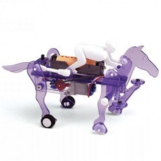 로봇 승마 교구 조립 교육용 완구 장난감 어린이 과학 원리 키트 작동, 1개, 상세페이지 참조