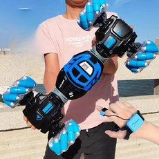 RC카 손동작인식 조종 모션인식 자동차 핸드모션, 1개, 블루 42CM 듀얼리모콘