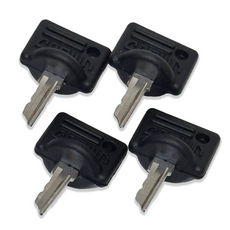 크라운 PE3000 시리즈 지게차 호환 점화 키 열쇠 107151-001 089216-001 PE4000 PE4500 WP3000 4개입, 1세트, 107151001