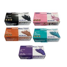 AQUAGLOVE SGS 無粉NBR手套 丁晴手套 食品手套 一次性手套, 綠色ChemMax, 大 (L), 1個