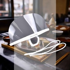 투명 위생마스크 플라스틱 급식소 요식업 페이스실드 음식점 식당, 원리빙 위생 마스크(10ea)