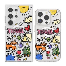 휴대폰케이스 갤럭시 아이폰 스마트폰 아트웍 투명 맥세이프 케이스