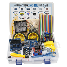 아두이노 2WD 자동차 조립 키트 패키지, LK-ArdCar2wd1, 1개