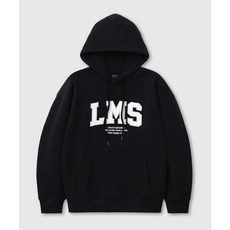 [리메인세컨드] 오버핏 시그니처 LMS 패치 후디 [블랙]
