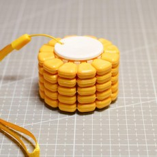 매직툴스토어 휴대용 3D 옥수수 퍼즐 열쇠고리 가방 펜던트 장난감 두뇌게임 놀이 취미 시간
