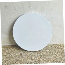 원형 캔버스 25cm 백색 무지 페인팅보드 벽걸이 인테리어소품 아크릴화 유화, 상세페이지 참조