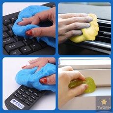 투린 틈새먼지 제거용 흡착젤 색상랜덤 구석청소, 1개