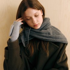 매장정품 JILLSTUART 질스튜어트 질스튜어트뉴욕 [손모아장갑] 라이트블루멜란지 울혼방 오픈형 손모아장갑[JAGV5F715B1] 1249753