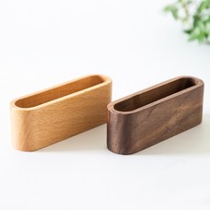 다스몰 원목 명함꽂이 명함거치대, 브라운(DM), 2개, 1단