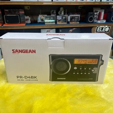 SANGEAN PR-D4BK FM/AM 數位收音機, 黑色