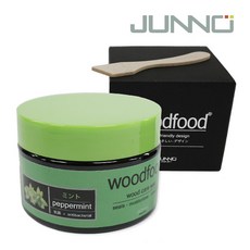 우드푸드 천연 밀납 왁스 120ml (페퍼민트) 원목케어 도마 나무, 1개