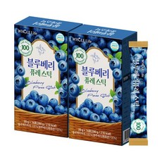 블루베리퓨레 스틱 14포 x 2박스, 20g