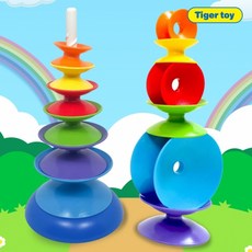 무지개회전휠쌓기 3종세트 어린이집 유치원 쌓기놀이 기어블록 휠블록, 1개