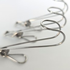 후크 스테인리스 집게 다용도 고리