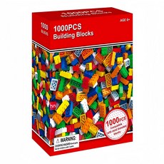 KC인증 리필 블록 1000PCS 레고 호환블록 두뇌발달, 1개