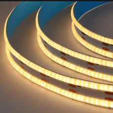 더쎈 LED 더블 베디 COB 슬림 라인바 10M 20W/M 플리커로우 가구조명, 전구색