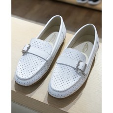 정품 바이네르 9x34 화이트 여성 하절(펀칭) 컴포트화