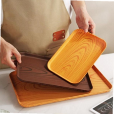 원목 쟁반 접시 우드 다용도 트레이 감성 보관 소품, 본상품선택