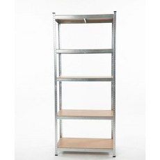 무볼트 조립식 경량랙 앵글 선반 베란다 창고 수납장 5단, 1개, 은색  2100x900x400mm