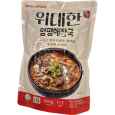 위대한 한우양평해장국 푸짐한 소내장, 1개, 600g
