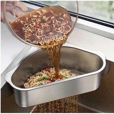 한가득마켓 싱크대쓰레기통 스텐, 1개