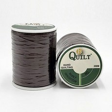 핸드퀼팅실 퀼트실 면실, A set 다크브라운, 6개