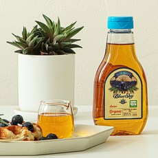 BlueSky 유기농 아가베 시럽 엠버, 330g, 1개